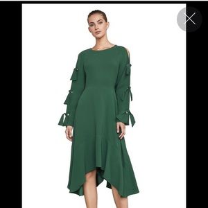 BCBGMaxAzria Cicely Sleeve-Tie Dress